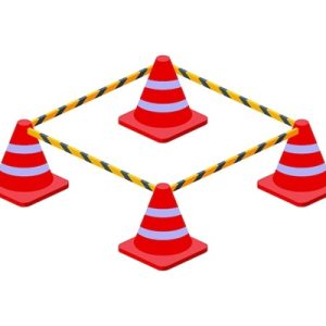 Safety cones & barricade tape