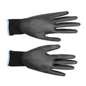 Gloves (cotton, nitrile, cut-resistant)